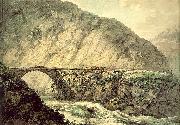Pars, William The Devil's Bridge in the Canton of Uri Spain oil painting artist